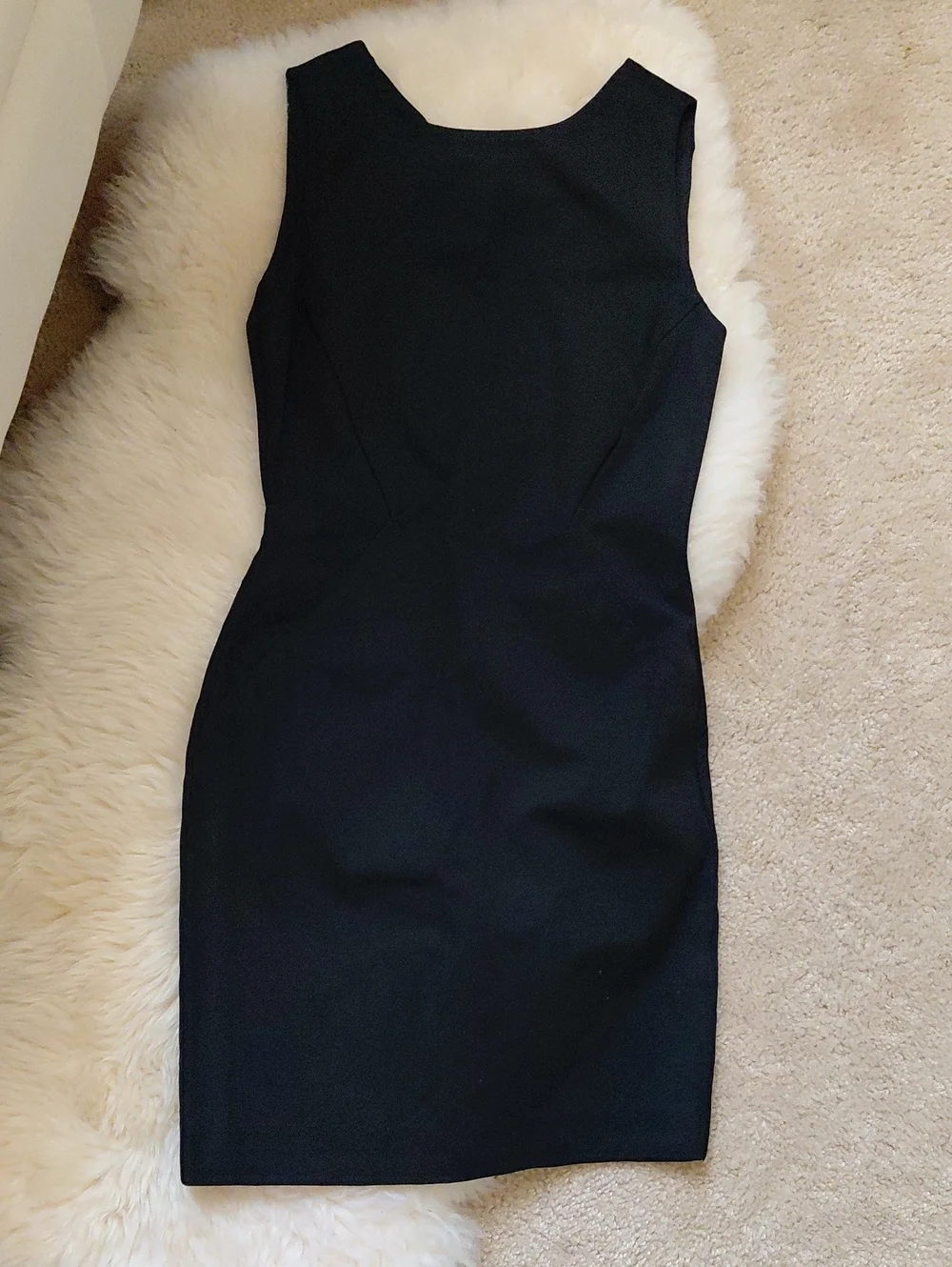 Banana Republic Black CLASSIC pointelle Dress 00p